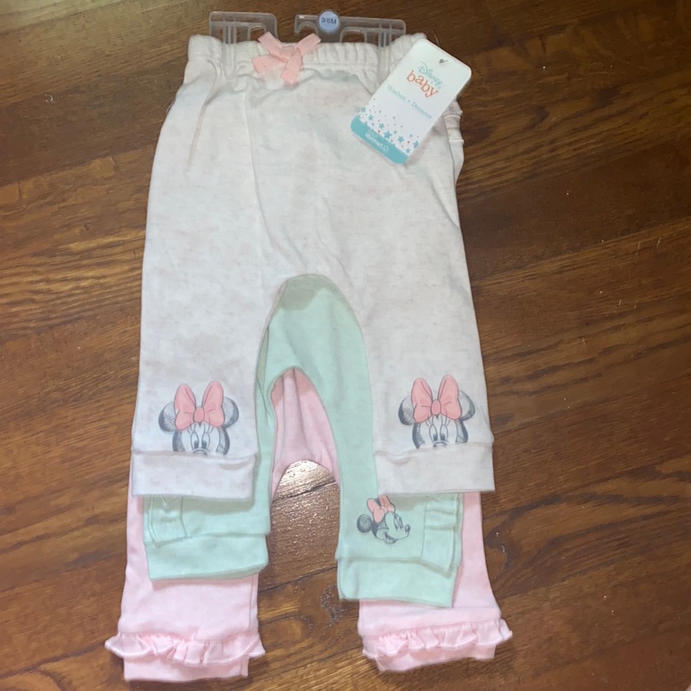 Disney baby 3pk of pants ( GIRLS)